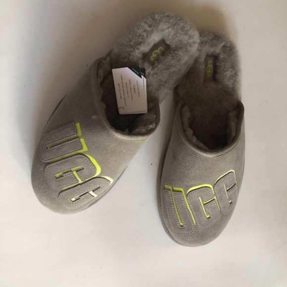 UGG Scuff 3D Shadow sheepskin men\'s slipper. Shearling. Size: 10 main image 5